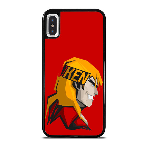 Ken Masters Street Fighter Design iPhone XR / X / XS / XS Max Case Cover