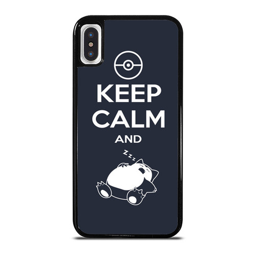 Keeep Calm And Snorlack iPhone XR / X / XS / XS Max Case Cover