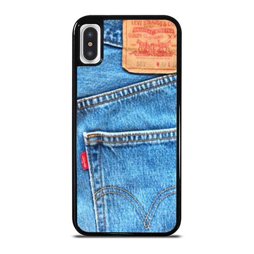 Jeans Style Levi Blue iPhone XR / X / XS / XS Max Case Cover