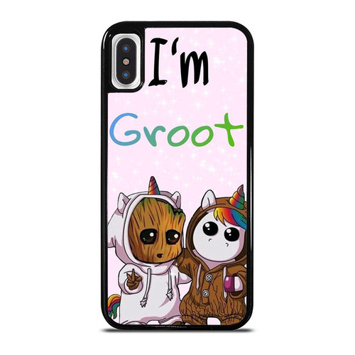 I'Am Groot With Pony Cute iPhone XR / X / XS / XS Max Case Cover