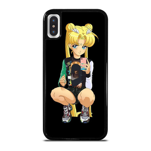 Hmn Alns Sailor Moon Black iPhone XR / X / XS / XS Max Case Cover