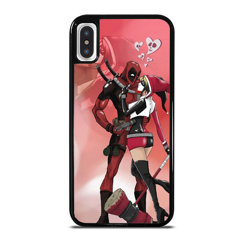 Harley Quinn And Deadpool Romantically Fan Art iPhone XR / X / XS / XS Max Case Cover