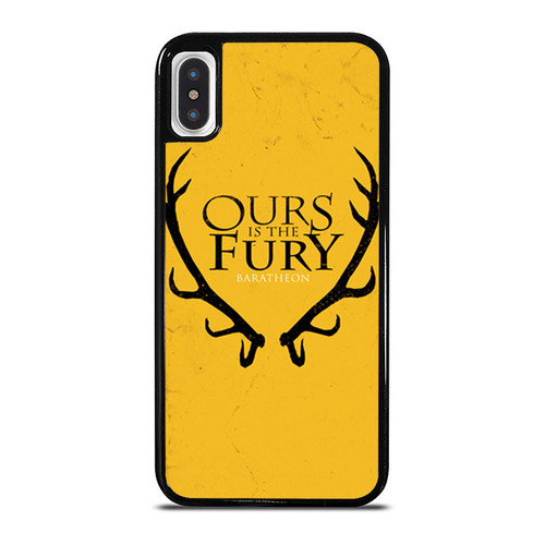 Game Of Thrones Ours Is The Fury Baratheon iPhone XR / X / XS / XS Max Case Cover