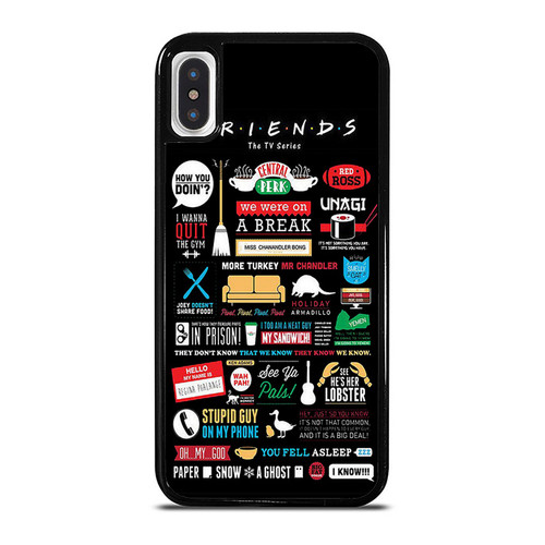 Friends - Quotes 2 iPhone XR / X / XS / XS Max Case Cover