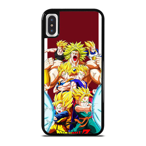 Dragon Ball Z Dbz Broly Goten Trunks Super Saiyan iPhone XR / X / XS / XS Max Case Cover