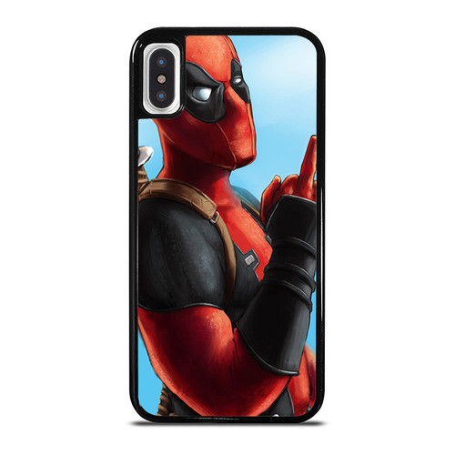 Deadpool Cool Character Funny Movie Give A Fuck iPhone XR / X / XS / XS Max Case Cover