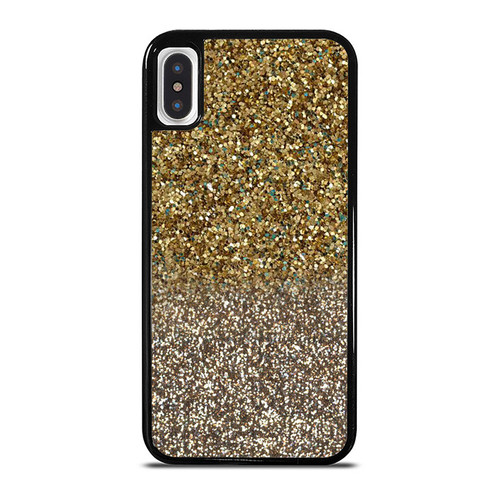 Champagne Gold And Silver Ombre Print iPhone XR / X / XS / XS Max Case Cover