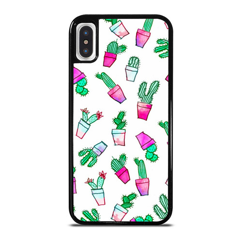 Cactus Vector Pattern 6 iPhone XR / X / XS / XS Max Case Cover