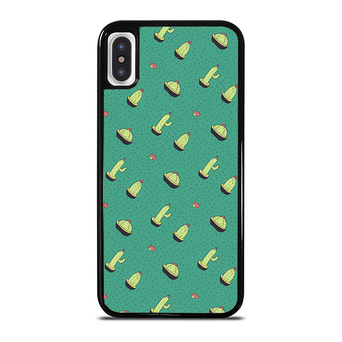 Cactus Vector Pattern 5 iPhone XR / X / XS / XS Max Case Cover