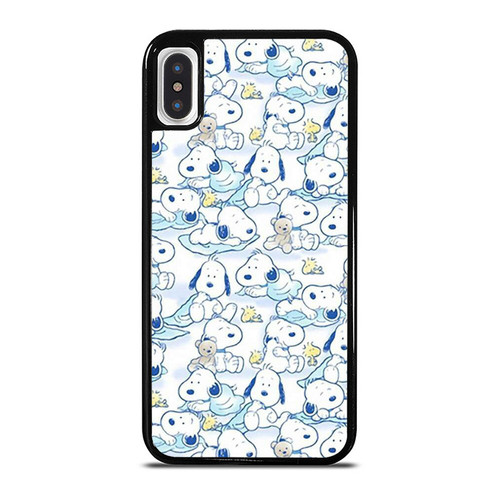 Blue Pattern Snoopy iPhone XR / X / XS / XS Max Case Cover
