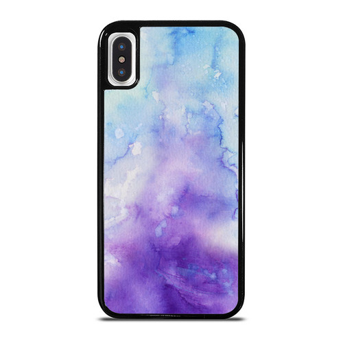Blue & Purple Watercolor Pattern iPhone XR / X / XS / XS Max Case Cover
