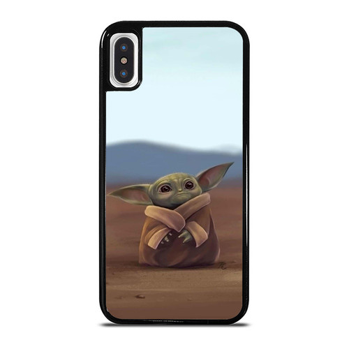 Baby Yoda Looked At The Sky iPhone XR / X / XS / XS Max Case Cover