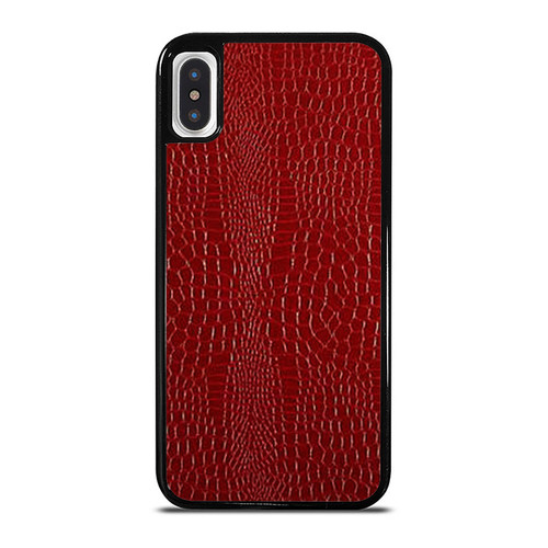 Animal Skin Red Pettern iPhone XR / X / XS / XS Max Case Cover