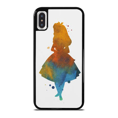 Alice In Wonderland Watercolor Art iPhone XR / X / XS / XS Max Case Cover