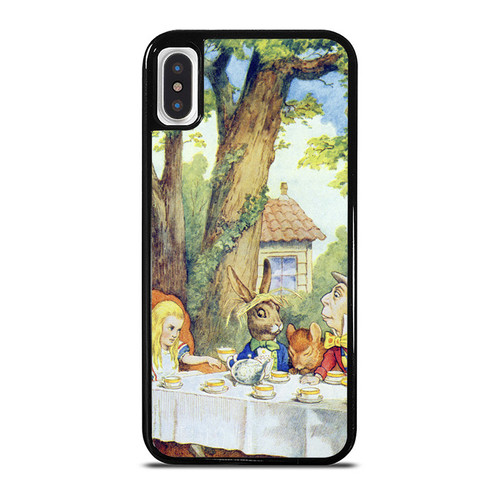 Alice In Wonderland Mad Hatters Tea Party iPhone XR / X / XS / XS Max Case Cover