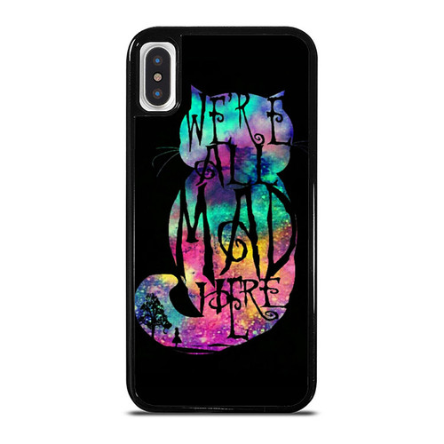 Alice In Wonderland Cheshire Cat Poster iPhone XR / X / XS / XS Max Case Cover