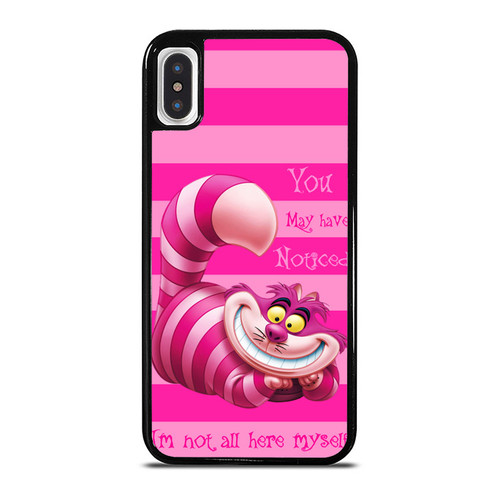 Alice In Wonderland Cheshire Cat Not All Myself iPhone XR / X / XS / XS Max Case Cover