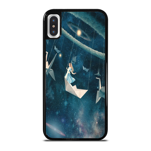 Alice In Wonderlan Paper Boat Galaxy iPhone XR / X / XS / XS Max Case Cover