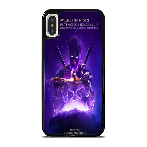 Aladdinpool Funny Mashup Aladdin And Deadpool iPhone XR / X / XS / XS Max Case Cover