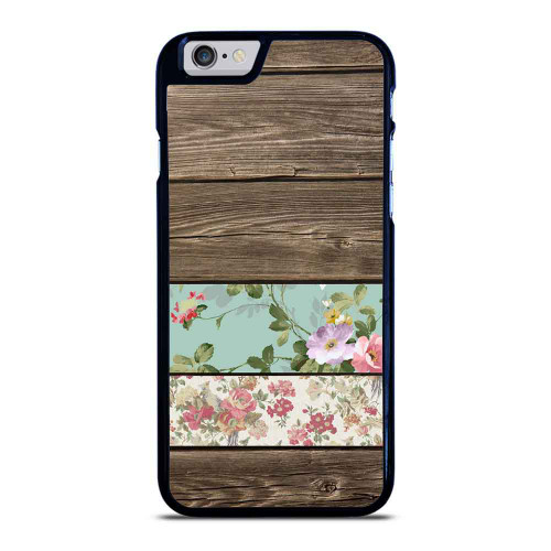 Vintage Flower Wood Wooden Unique Art Print iPhone 6 / 6S / 6 Plus / 6S Plus Case Cover