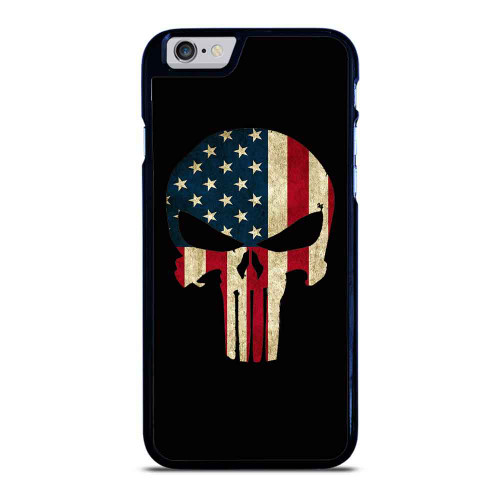 Punisher American Usa Flag Skull Fan Art iPhone 6 / 6S / 6 Plus / 6S Plus Case Cover