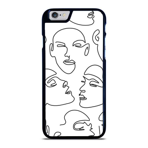 Abstract Minimal Face Line Art iPhone 6 / 6S / 6 Plus / 6S Plus Case Cover