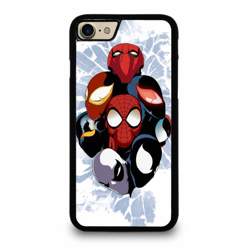 Spider Man Faces All Of Time iPhone 7 / 7 Plus / 8 / 8 Plus Case Cover