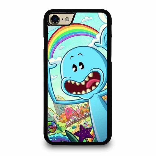 Rick And Morty Mr Meeseeks Existence Is Pain Rainbow Funny Parody iPhone 7 / 7 Plus / 8 / 8 Plus Case Cover