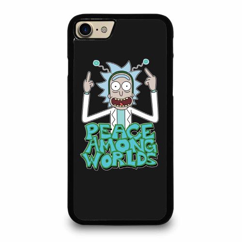 Peace Among Worlds Rick And Morty iPhone 7 / 7 Plus / 8 / 8 Plus Case Cover