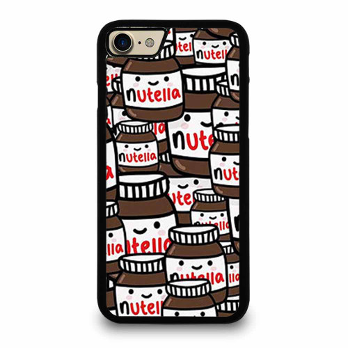 Nutella Chocolate Spread Cartoon Pattern iPhone 7 / 7 Plus / 8 / 8 Plus Case Cover