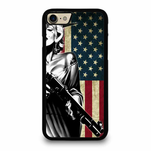 Marilyn Manroe Happy 4Th Of July iPhone 7 / 7 Plus / 8 / 8 Plus Case Cover