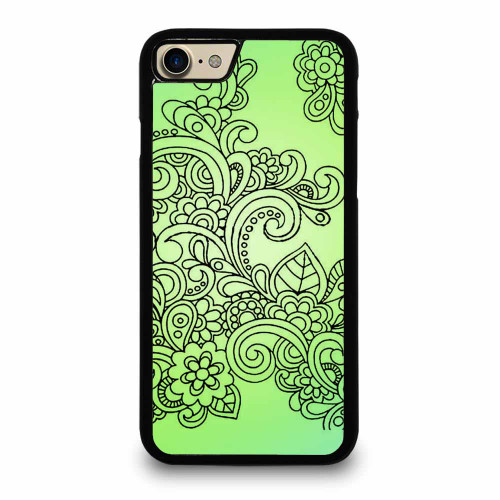 Gren White Flower Paisley iPhone 7 / 7 Plus / 8 / 8 Plus Case Cover