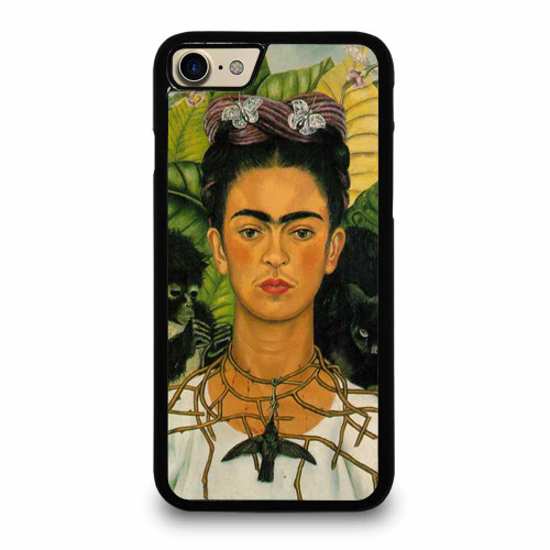 Frida Kahlo With Black Cat iPhone 7 / 7 Plus / 8 / 8 Plus Case Cover