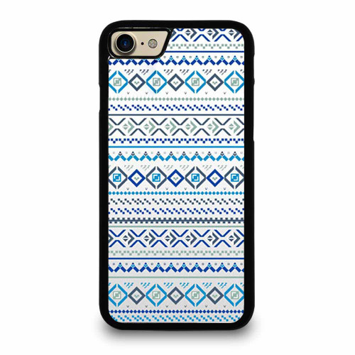 Fairisle Squares And Crosses Patterned iPhone 7 / 7 Plus / 8 / 8 Plus Case Cover