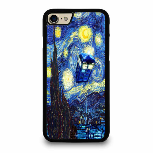 Dr Who Meets Starry Night iPhone 7 / 7 Plus / 8 / 8 Plus Case Cover