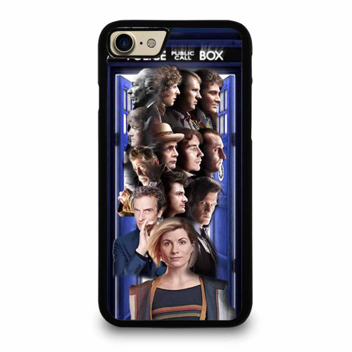 Doctor Who All 14 Doctors Tardis iPhone 7 / 7 Plus / 8 / 8 Plus Case Cover