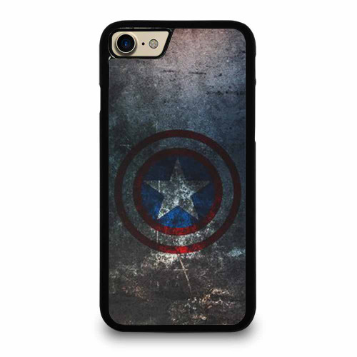 Captain America Grunge Shield The Avengers Fan Art iPhone 7 / 7 Plus / 8 / 8 Plus Case Cover