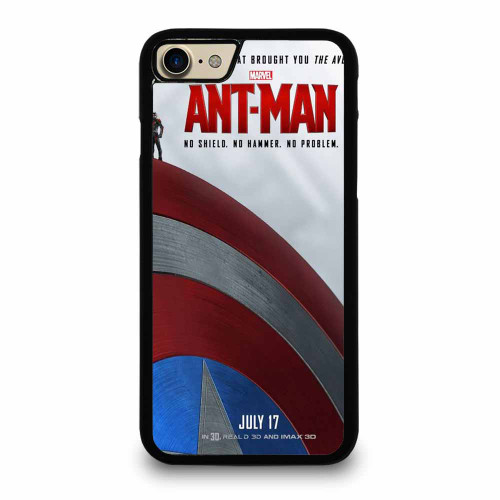 Ant Man And The Wasp Marvel Superhero The Avengers Ant Man In Captain America Shield iPhone 7 / 7 Plus / 8 / 8 Plus Case Cover