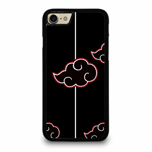 Akatsuki Naruto Shippuden Black iPhone 7 / 7 Plus / 8 / 8 Plus Case Cover