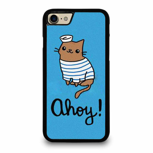 Ahoy Sailor Cat Cute iPhone 7 / 7 Plus / 8 / 8 Plus Case Cover