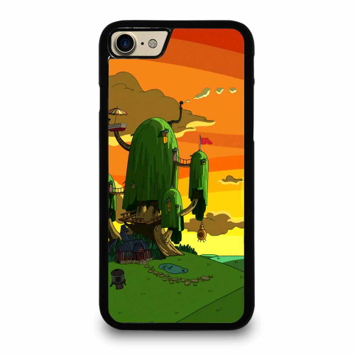 Adventure Time Tree House In Foreground 2 iPhone 7 / 7 Plus / 8 / 8 Plus Case Cover