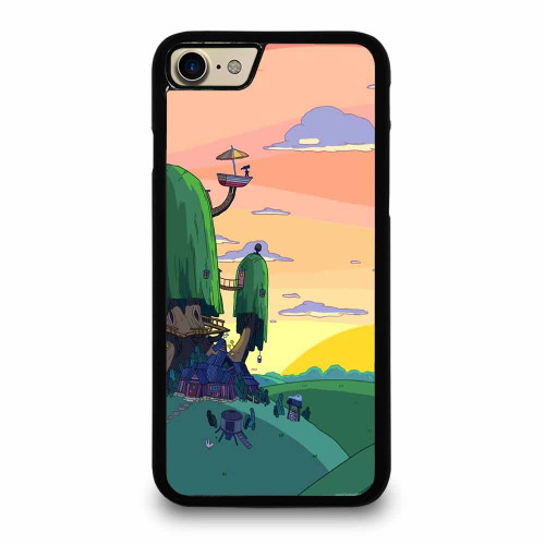 Adventure Time Tree House In Foreground 1 iPhone 7 / 7 Plus / 8 / 8 Plus Case Cover