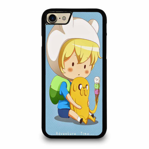 Adventure Time Jake And Finn Ice Cream iPhone 7 / 7 Plus / 8 / 8 Plus Case Cover