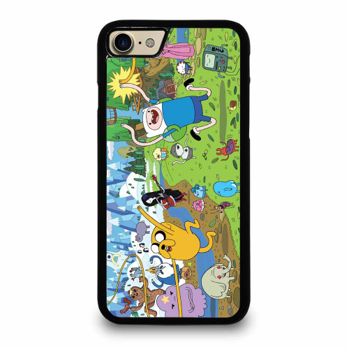 Adventure Time Jake And Finn Artwork Playing iPhone 7 / 7 Plus / 8 / 8 Plus Case Cover