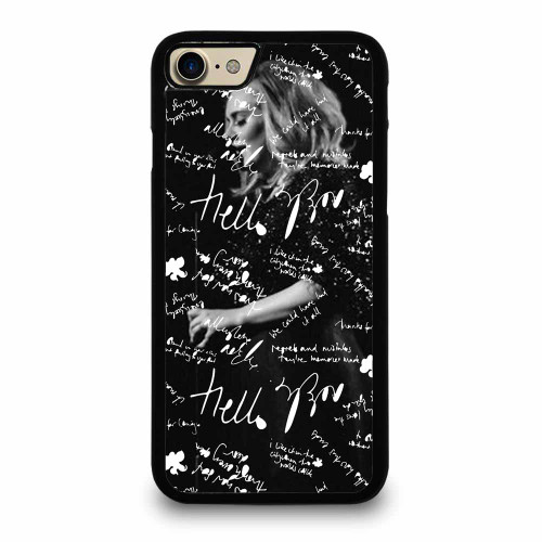 Adele Tour Confetti Black iPhone 7 / 7 Plus / 8 / 8 Plus Case Cover