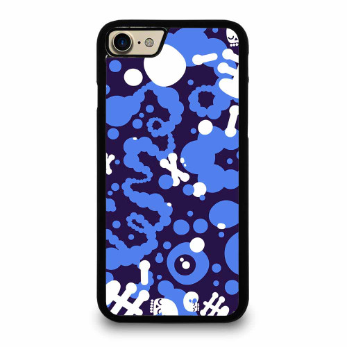Abstract Pattern Skull And Bones iPhone 7 / 7 Plus / 8 / 8 Plus Case Cover