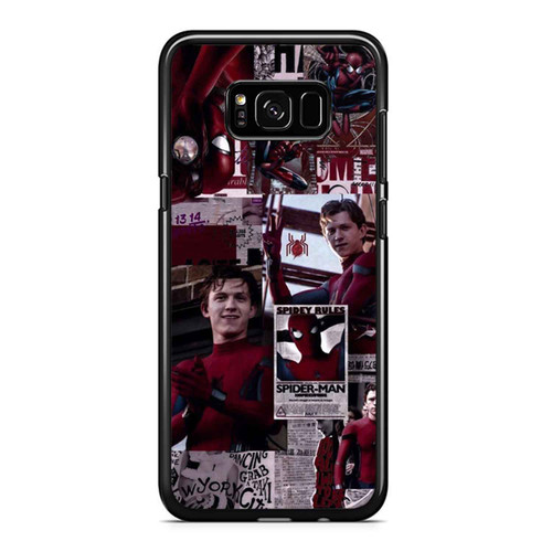 Tom Holland Peter Parker Spiderman Imagine Samsung Galaxy S8 / S8 Plus / Note 8 Case Cover