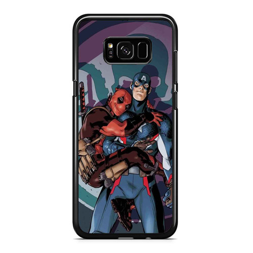 The Avengers Character Infinity War Captain America Versus Deadpool Hail Hydra Samsung Galaxy S8 / S8 Plus / Note 8 Case Cover