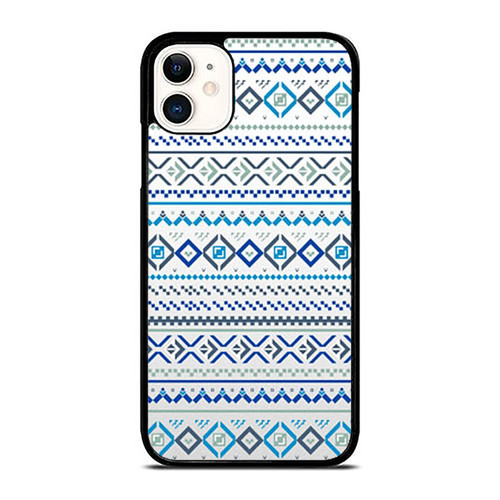 Fairisle Squares And Crosses Patterned iPhone 11 / 11 Pro / 11 Pro Max Case Cover