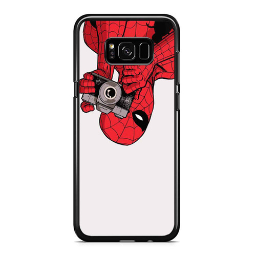 Spider Man Holding Camera Samsung Galaxy S8 / S8 Plus / Note 8 Case Cover